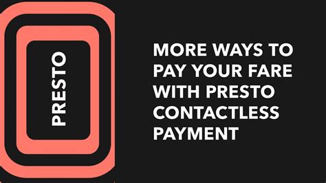 presto contactless card|presto mobile phone card.